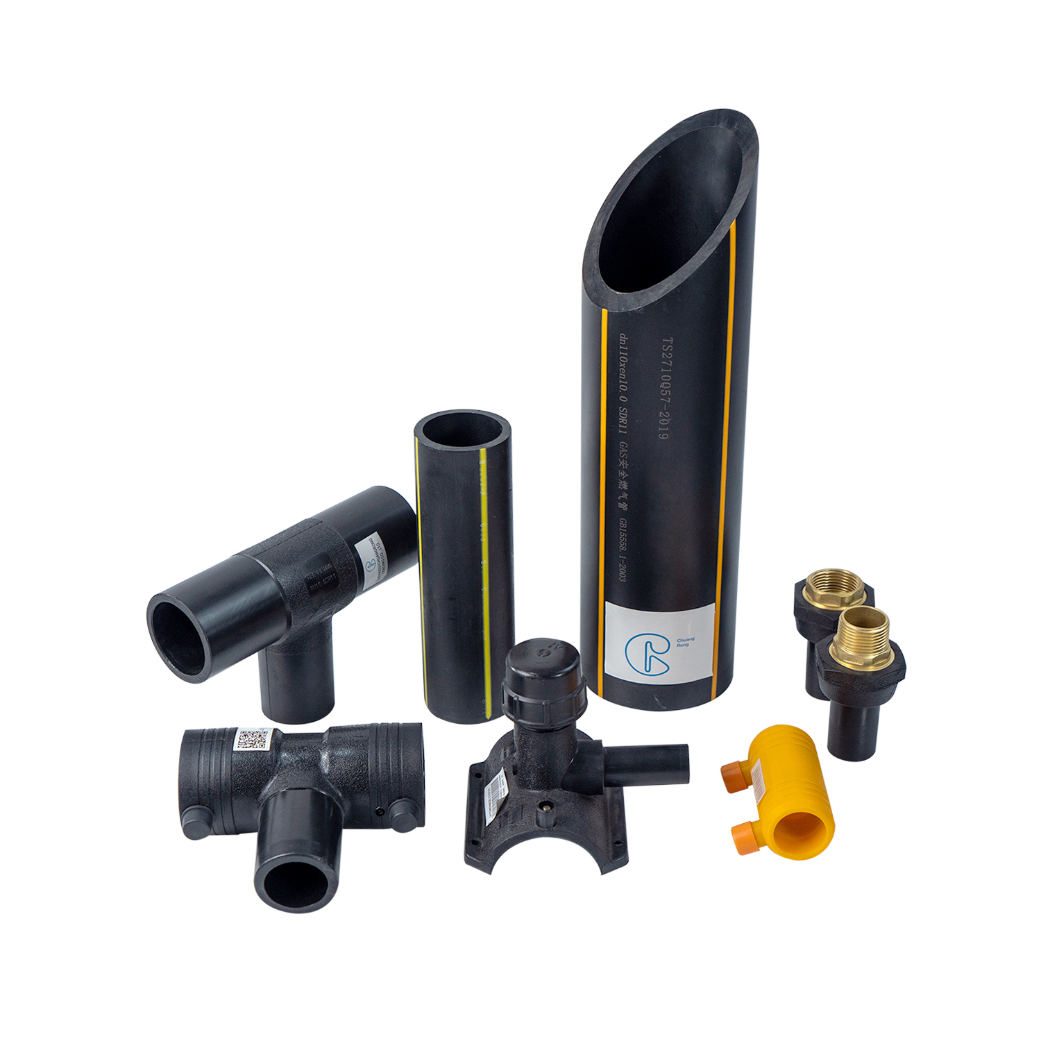 PE GAS PIPE and Fittings