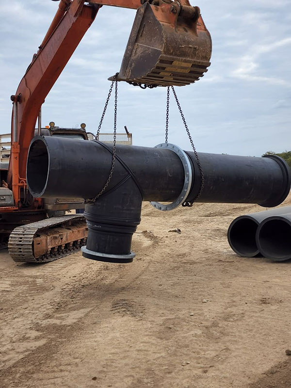 Polyethylene Pipe Fittings for Sand Mining Projects in Malaysia1